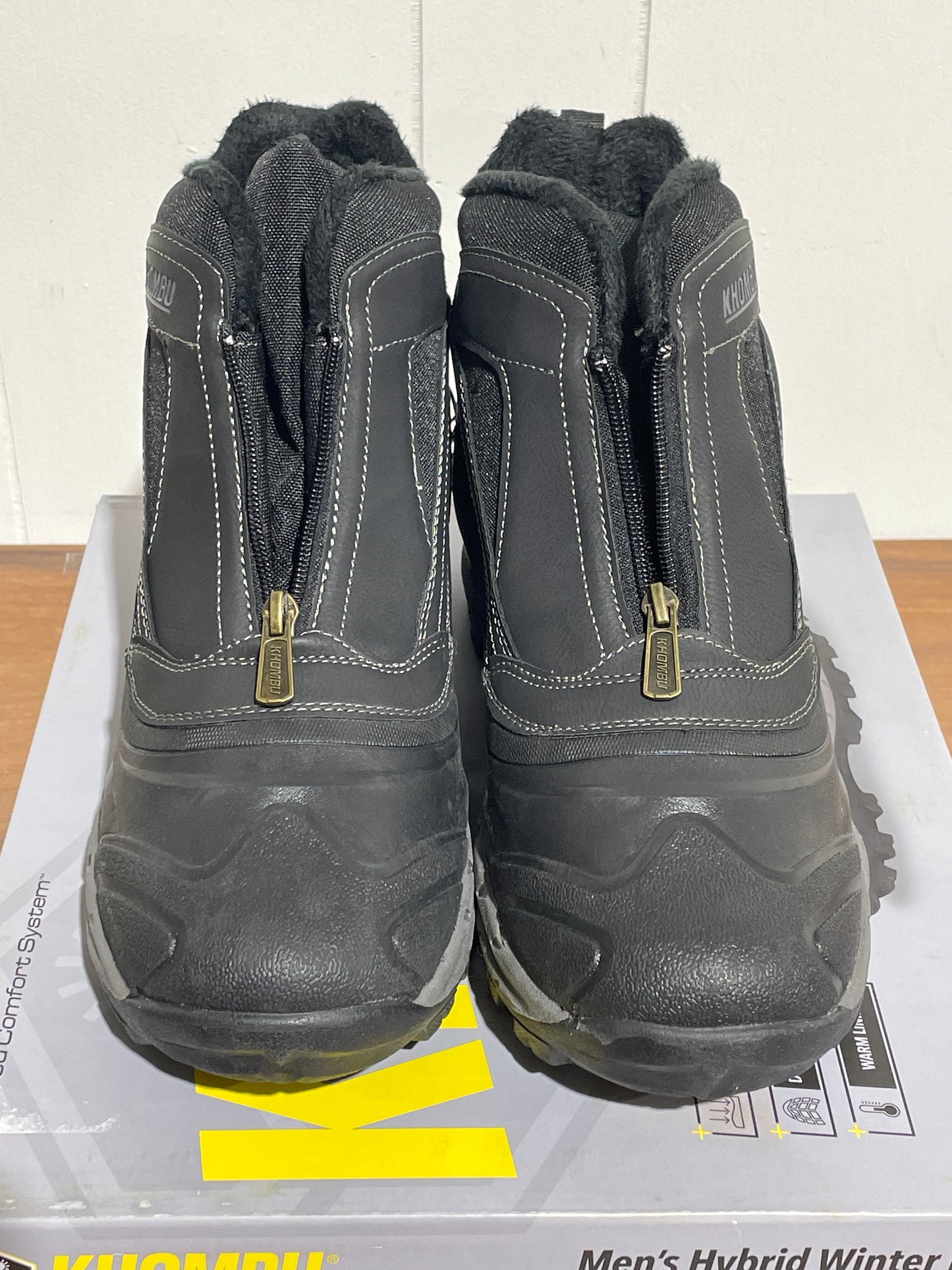 Khombu Men’s Hybrid Winter Boot Black