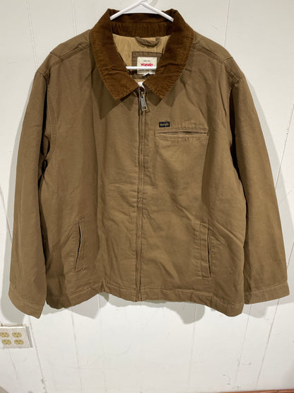 Wrangler Canvas Work Jacket Men’s Brown