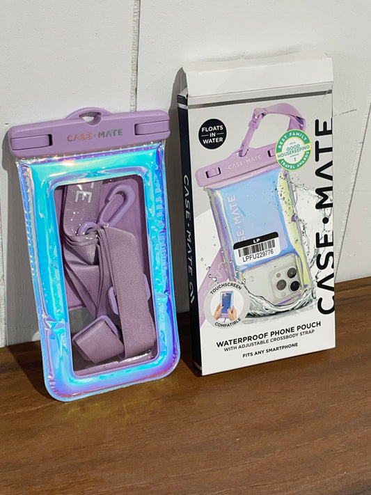 Case Mate Waterproof Phone Pouch with Adjustable Crossbody Strap Open Box