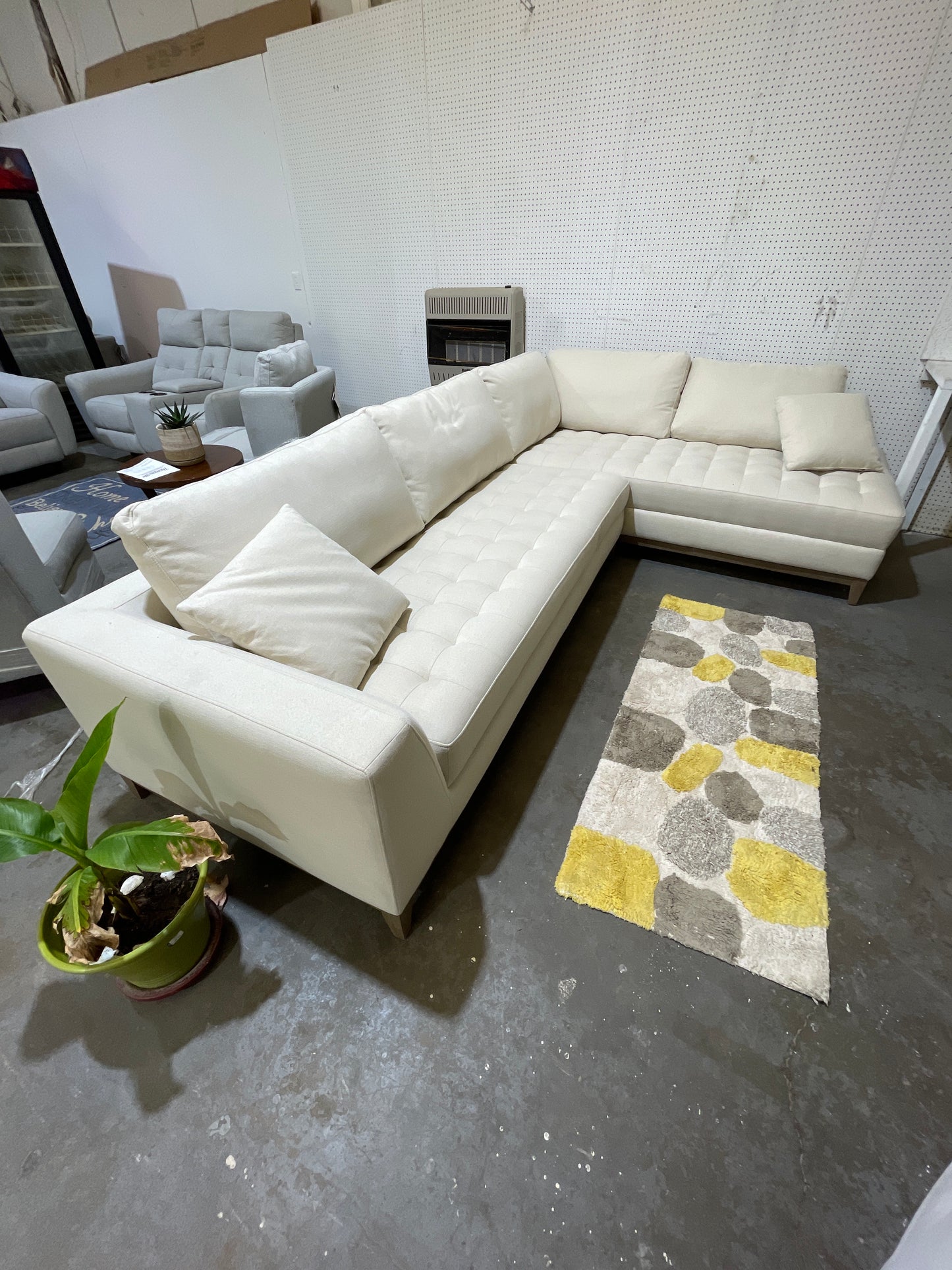 Living Room Sectional Beige