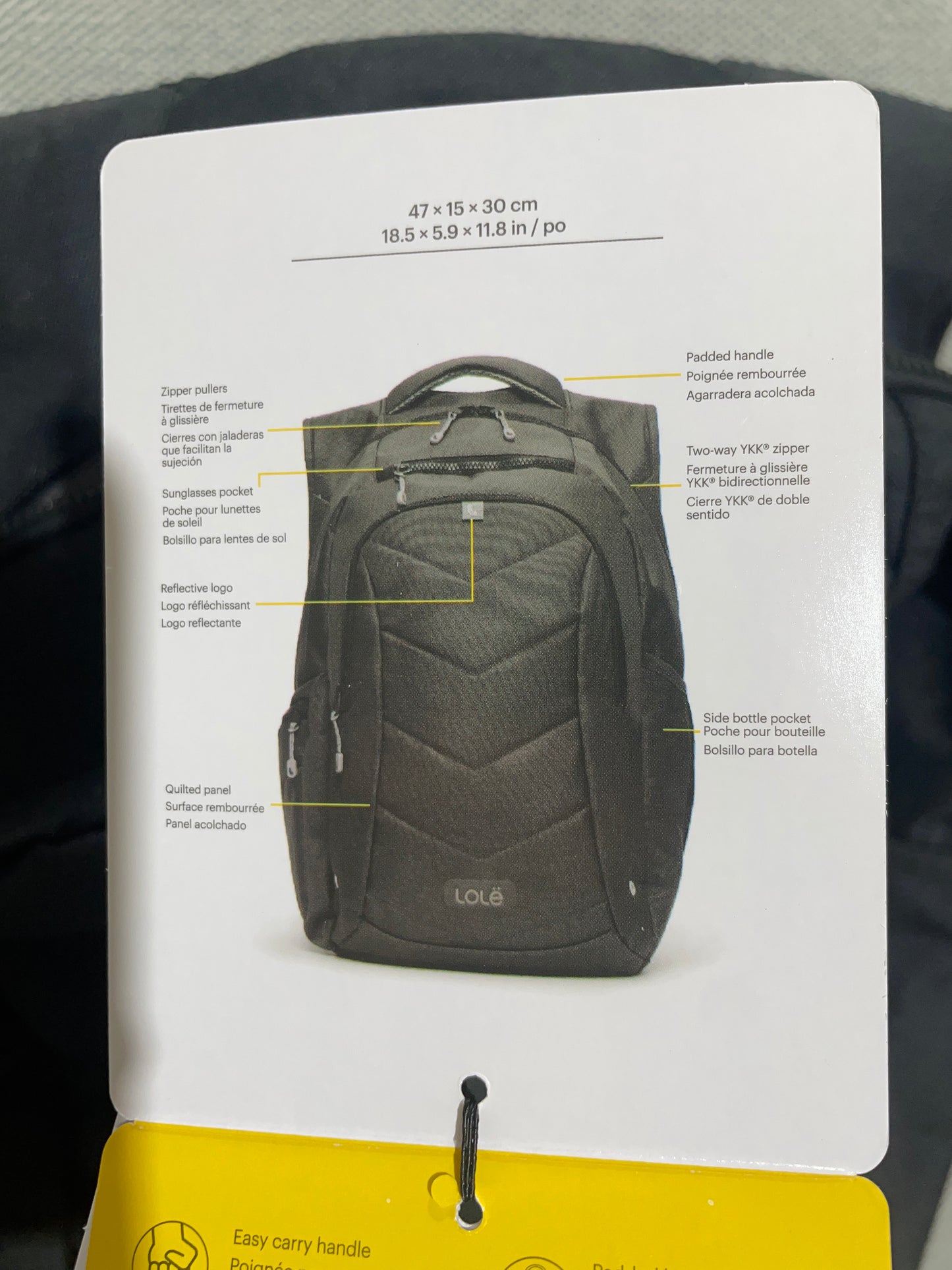 Lole Hiking Backpack with Padded Laptop Pocket