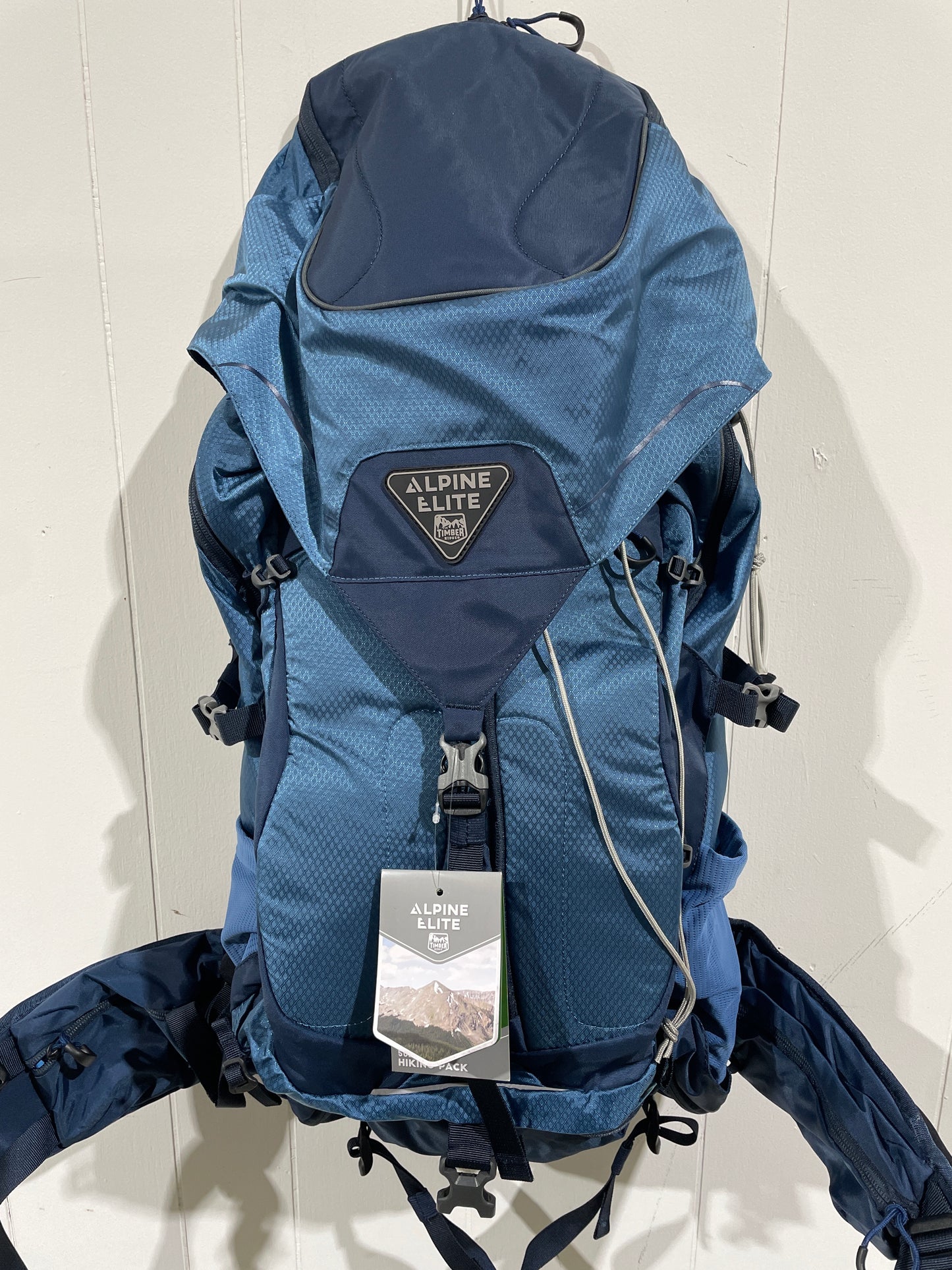 Alpine Elite by Timber Ridge 50L Hiking Pack Blue