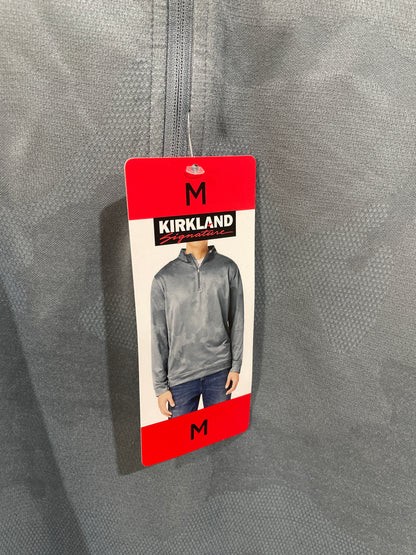 Kirkland Signature Men’s Performance Quarter Zip Gray