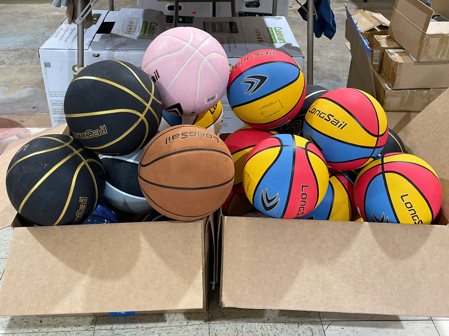 $10 Assorted Basketballs Sizes 5 & 7