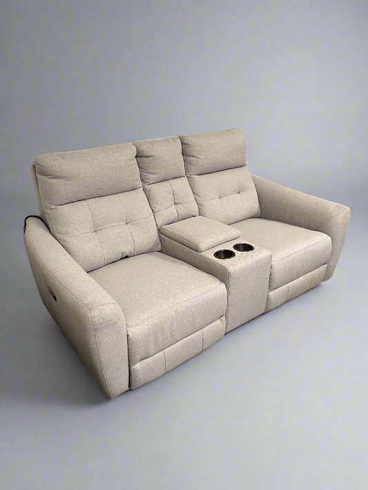 Alpendale - Fabric Power Reclining Love Seat